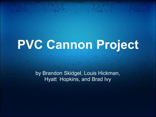 Cannon Project