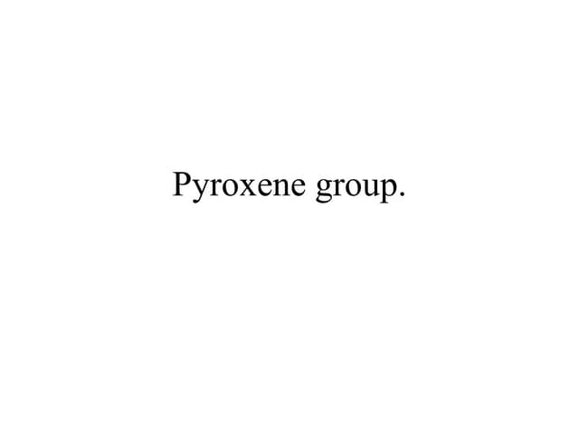 Pyroxene