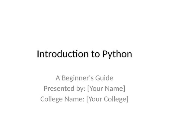 Python programming basic Presentation.pptx
