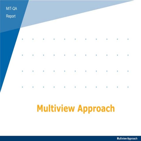 Multiview Methodology