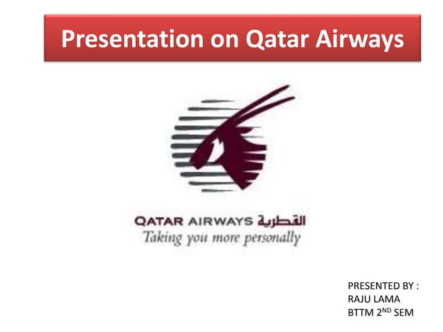 Qatar airways presentation
