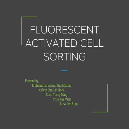 Fluorescent Activated Cell Sorting: Diagnosis of HIV Infection