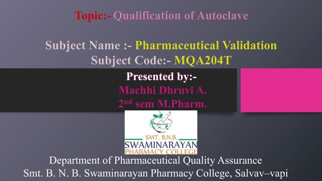 Qualification of Autoclave.pptx