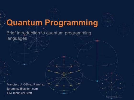 Quantum programming