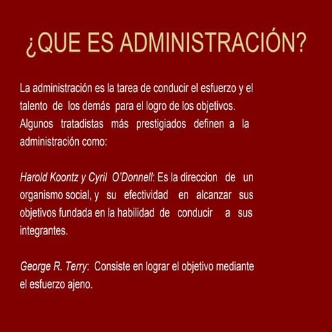 Que es administración enfonques de la administración