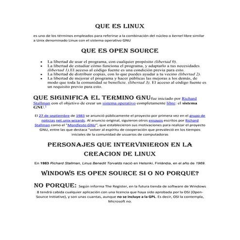 Que es linux
