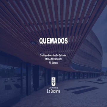 QUEMADOS PARA ESTUDIANTES DE MEDICINA GENERAL