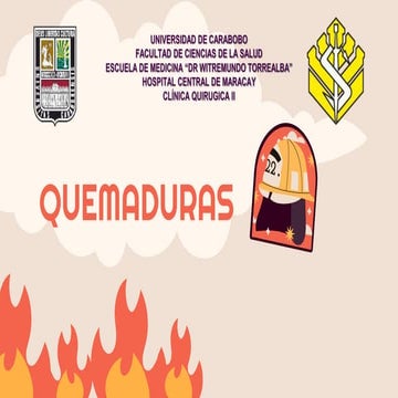 - Quemaduras. Seminario de traumatología.