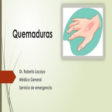 Quemaduras Dr Lacayo hospital santiago managua