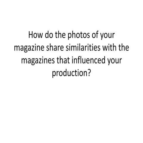 How does your media product represent particular social groups?