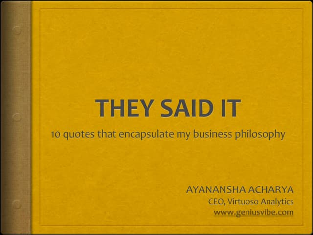 Quotes slideshare