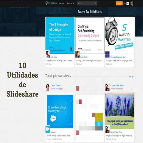 10 Utilidades de Slideshare