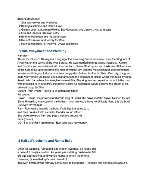 Ramayan full narrative for all beginners