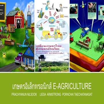 เกษตรอิเล็กทรอนิกส์ (e-Agriculture)