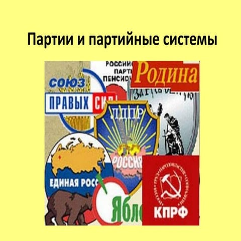 партиии и партийные системы