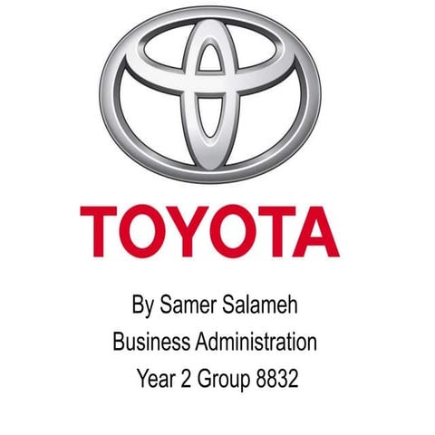 Toyota Logistics 