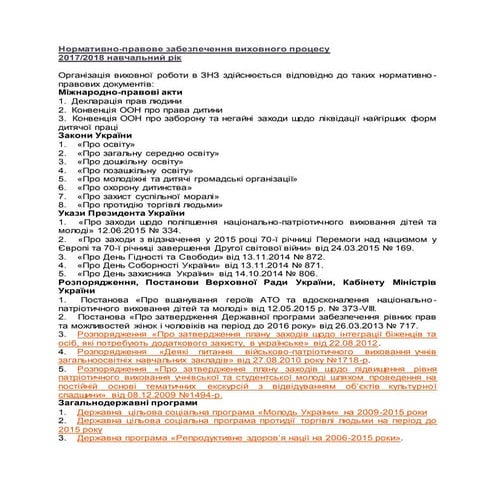 нормативно правове   ...................