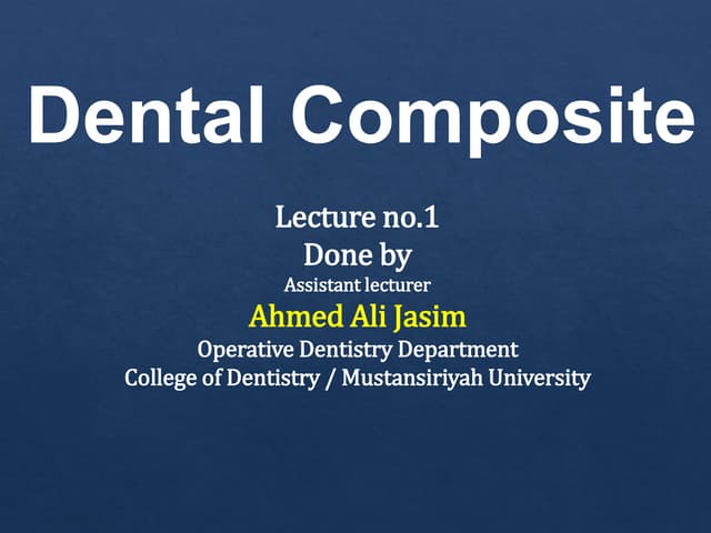 Dental Composite