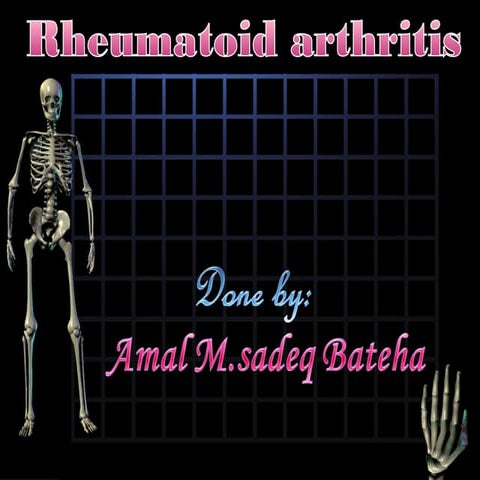 Rheumatoid arthritis diagnosis