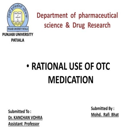 Rational use of otc medication