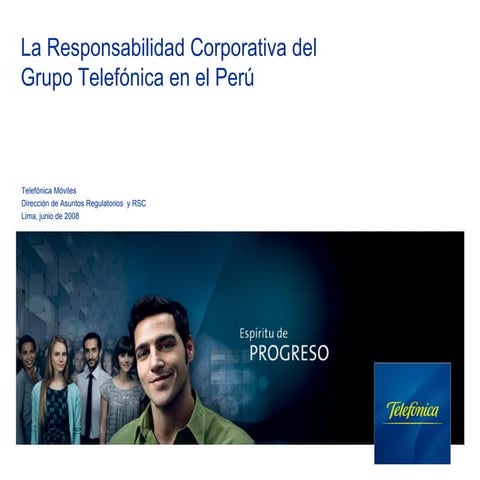 LA RESPONSABILIDAD CORPORATIVA DEL GRUPO TELEFONICA