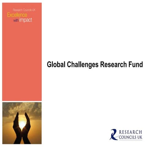 GCRf: RCUK Global Challenges Research Fund