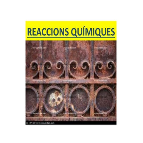 Reaccions químiques 2