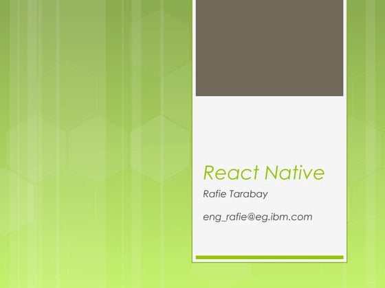 React native