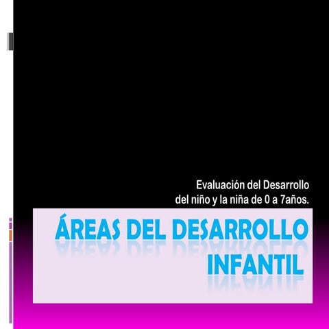 Áreas del Desarrollo Infantil
