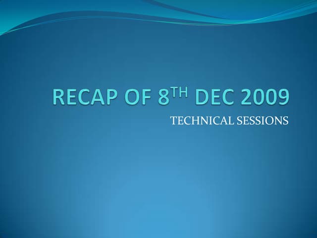 Recap of 8thDecember2009-Dyuti-Right to Life