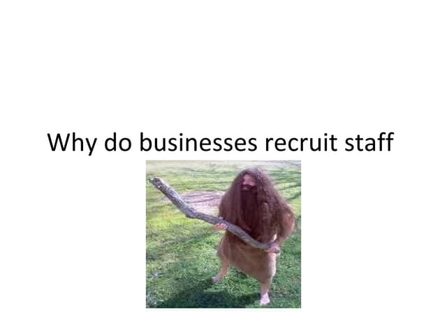 Recruitment