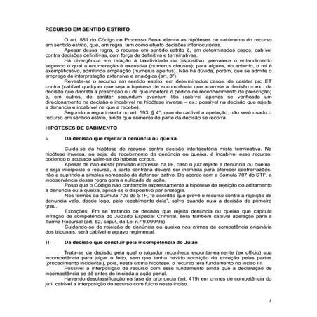 Recurso em sentido estrito