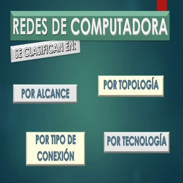 Redes de computadoras