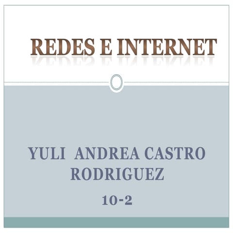 Redes e internet