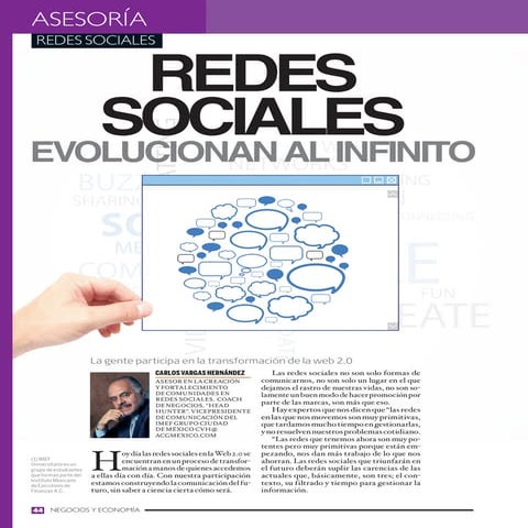 Redes sociales evolucion al infinito