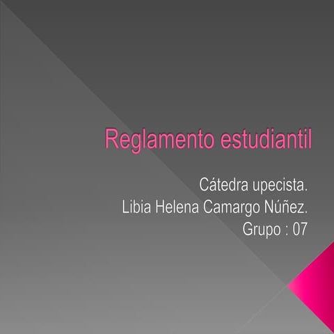 Reglamento estudiantil (UPC)