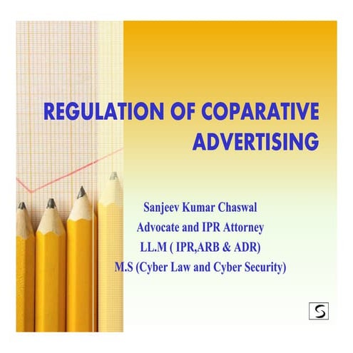 Regulation of comparative advertising [compatibility mode]