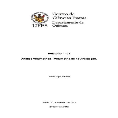 Relatório 03 - Química Analítica Quantitativa 1 - Dosagem de AAS e Mg(OH)2