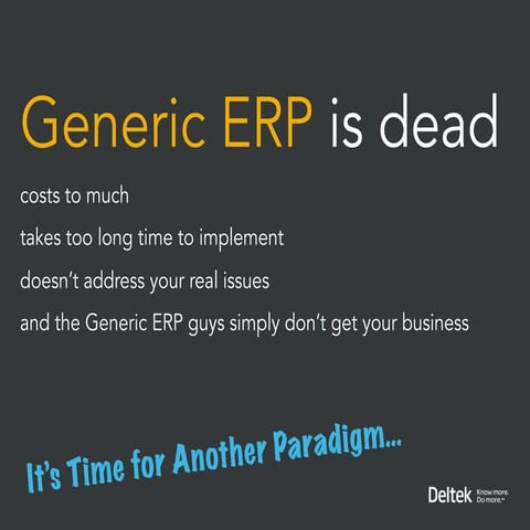 Release Your Potential with Maconomy Essentials Cloud ERP - April 2013