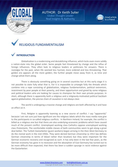 Religiousfundamentalism