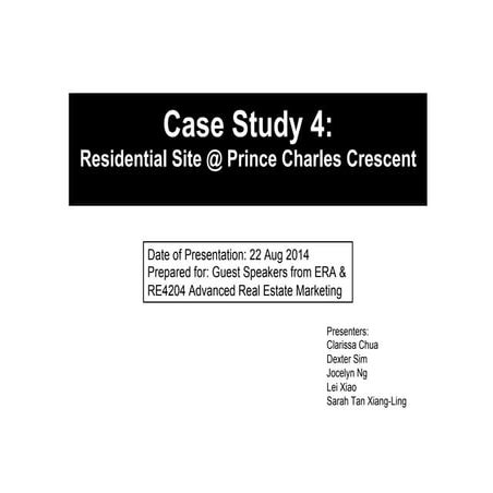 Case Study: Residential Site @ Prince Charles Crescent (22 Aug 2014)