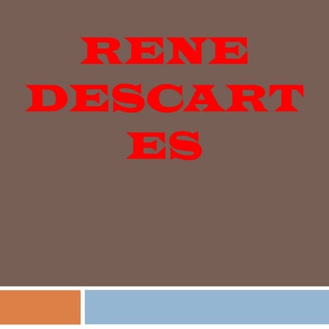 Rene Descartes