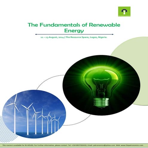 Renewable energy lagos