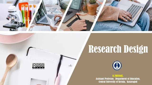 Research Design: Quantitative, Qualitative and Mixed Methods Design