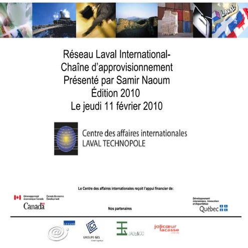 Reseau CAILT Chaine Appro Édition 2010