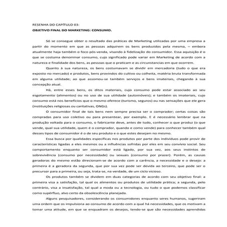 Resenha capítulo 03