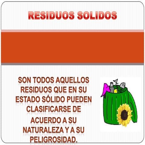 Residuos solidos
