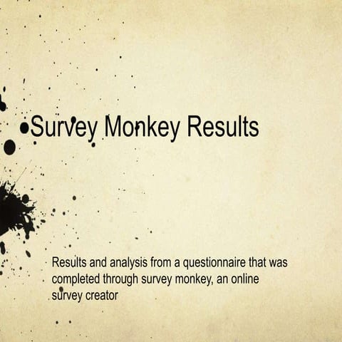 Survey Monkey Results