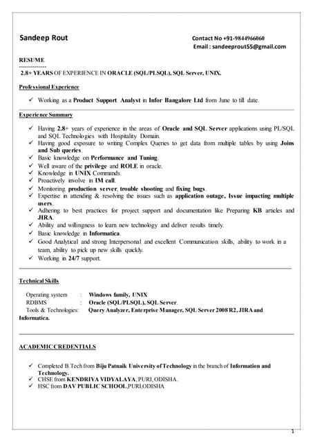 Resume