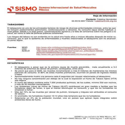 Resumen - Tabaquismo
